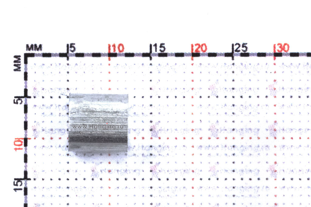 Размеры зажима для троса 3 мм алюминиевого