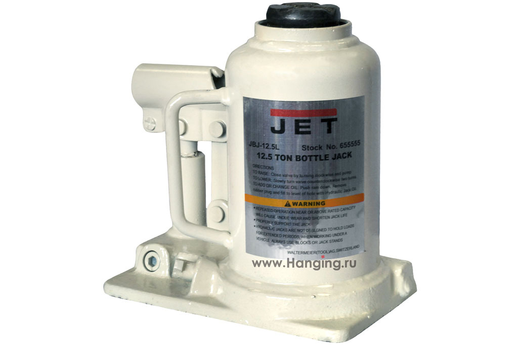 Домкрат гидравлический бутылочный JET JBJ-12,5L