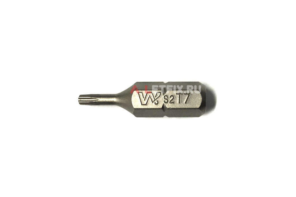 Бита (насадка) для шуруповерта WhirlPower (Вирлповер) Т7 25 мм (T7х25)