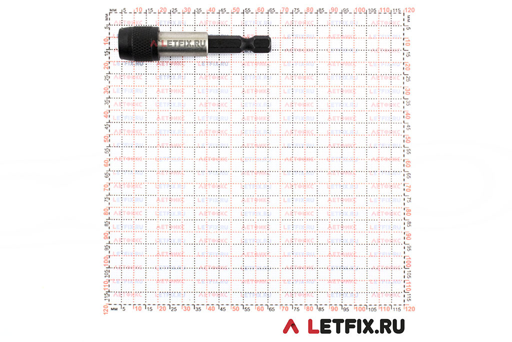 Размеры магнитного держателя с фиксатором 60 мм для шуруповерта