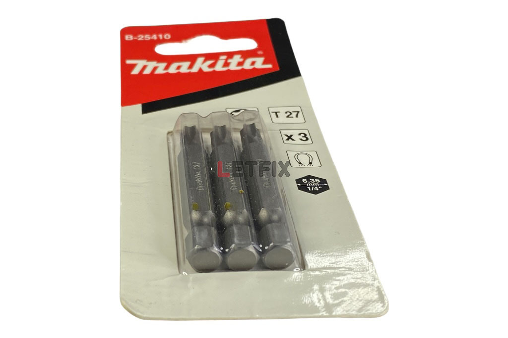 Упаковка бит для шлица-звездочки T27 Makita B-25410 T27х50
