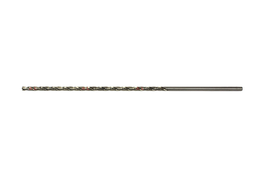 Длинное сверло по металлу Makita HSS-G 7*370 мм с цилиндрическим хвостовиком с углом заточки 118°