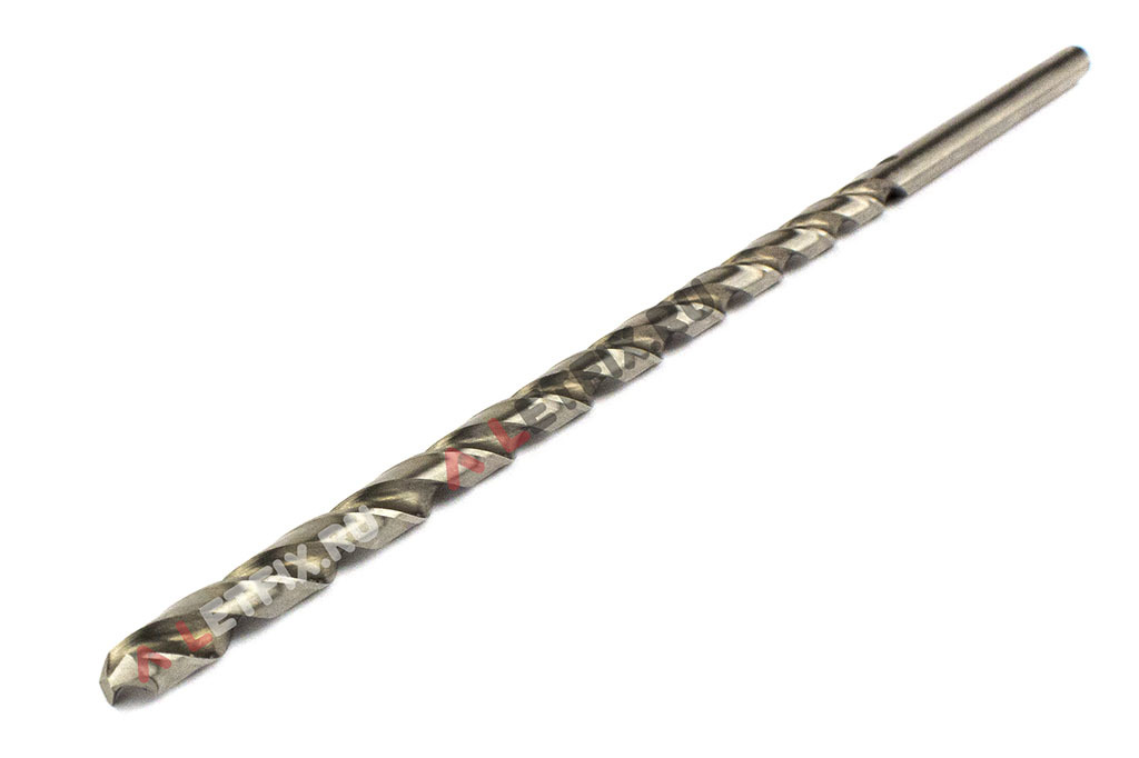 Длинное сверло по металлу Makita HSS-G 11*450 мм с цилиндрическим хвостовиком с углом заточки 118°