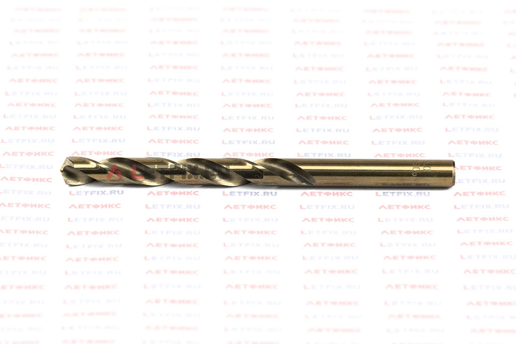 Кобальтовое сверло по металлу Makita HSS-Co 9*125 D-17441 с цилиндрическим хвостовиком (DIN 338)