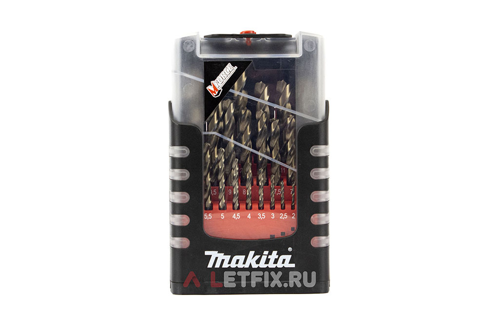 Набор сверл по металлу Makita D-29882 (25 штук) Makita M-Force 1-13 мм в пенале