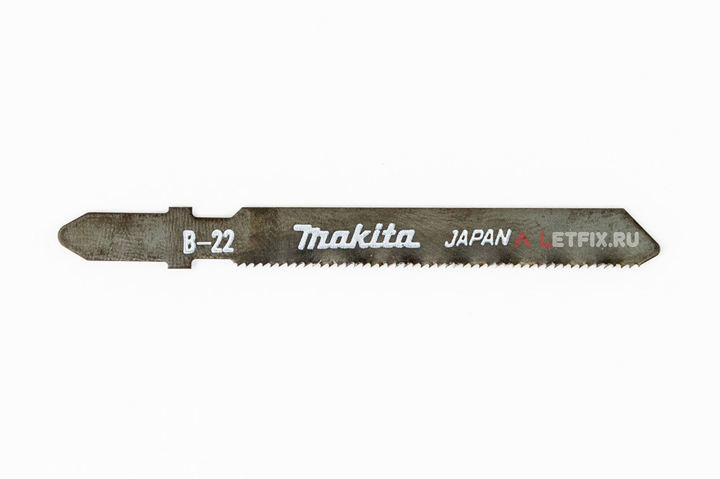 Пилка для лобзика Makita B-22 A-85737 для реза по пластмассе, по алюминию, по стали