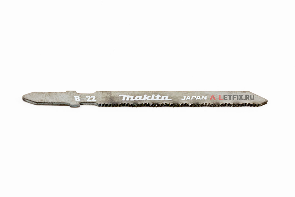 Пилка для электролобзика Макита B-22 по пластмассе, по алюминию, по стали A-85737