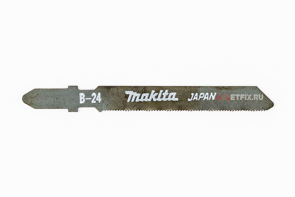 Пилка для лобзика Makita B-24 A-85759 для реза по пластмассе, по алюминию, по стали