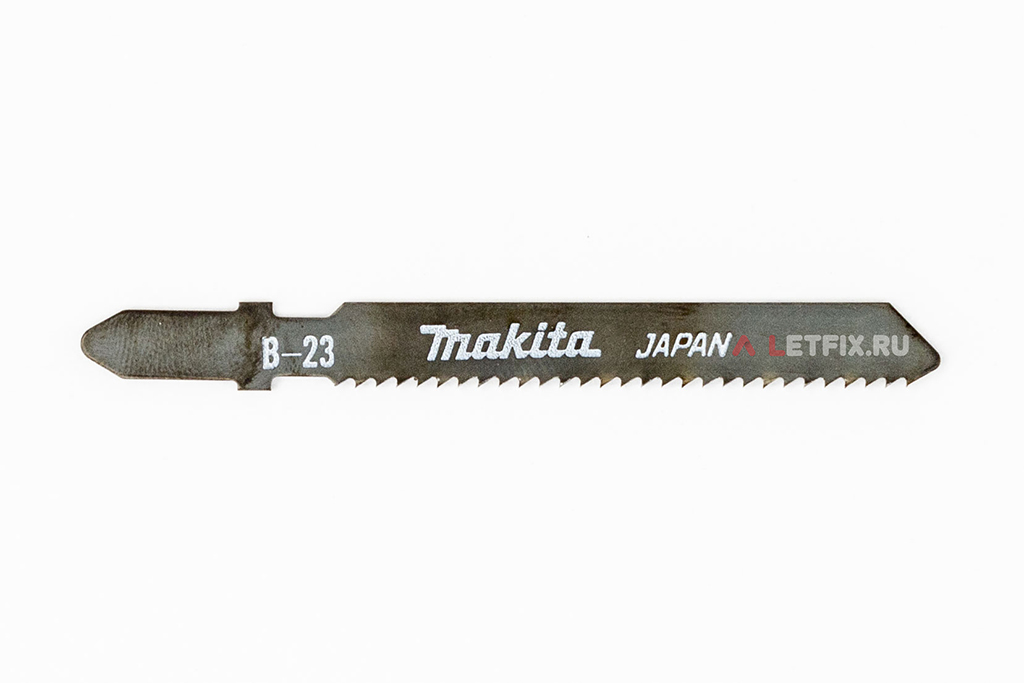 Пилка для лобзика Makita B-23 A-85743 для реза по пластмассе, по алюминию, по стали
