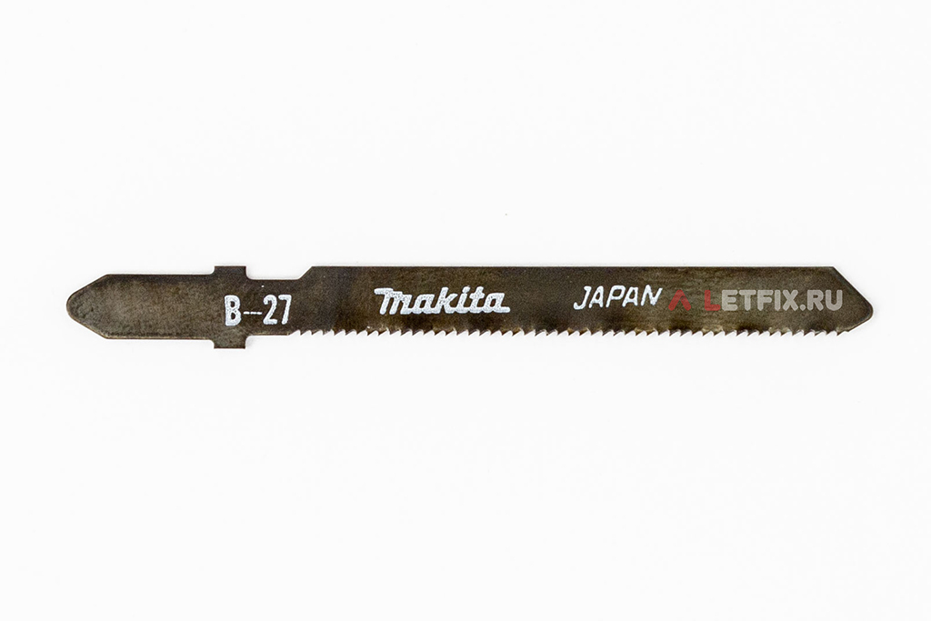 Пилка для лобзика Makita B-27 A-85787 для реза по пластмассе, по алюминию, по стали