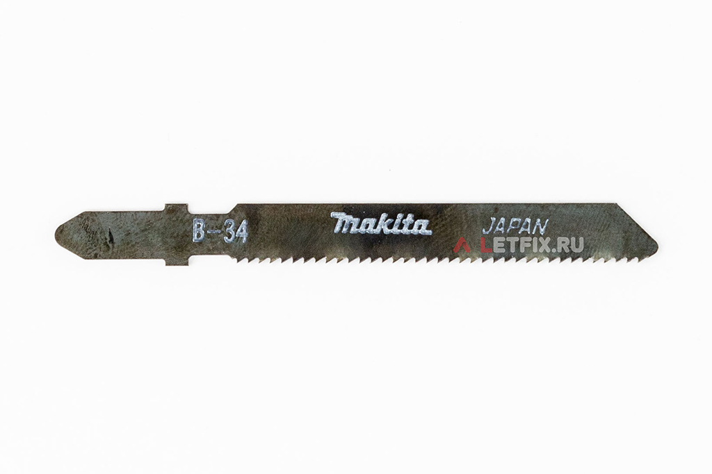 Пилка для лобзика Makita B-34 B-10453 для реза по пластмассе, по алюминию, по стали