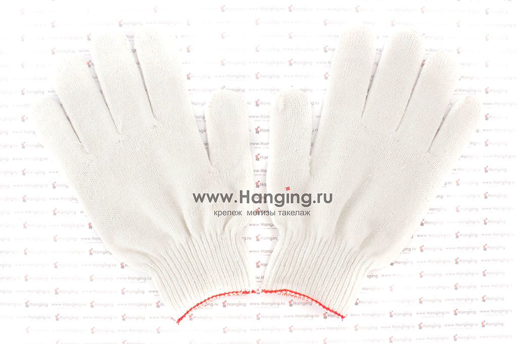 Прочные перчатки х/б (5 нитей) с ПВХ
