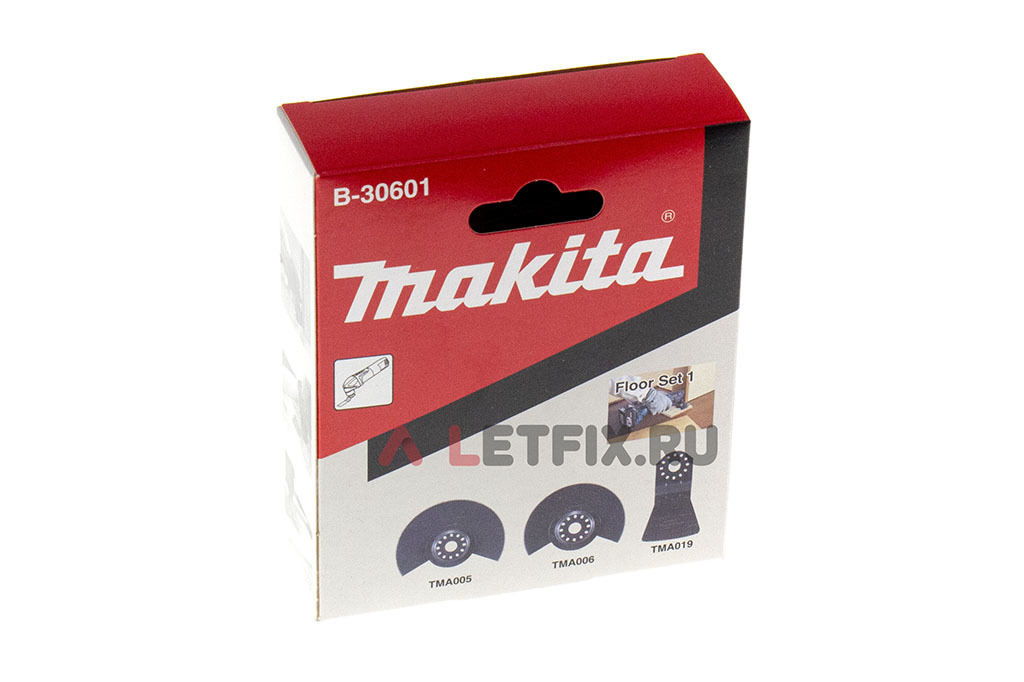 Упаковка Makita B-30601 (комплект насадок для реноватора, мультитула)