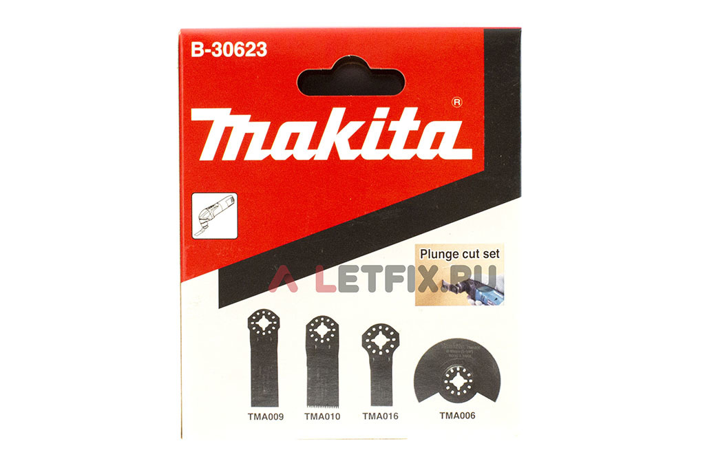 Набор Makita B-30623 (комплект насадок и оснастки для мультитула для монтажных работ)