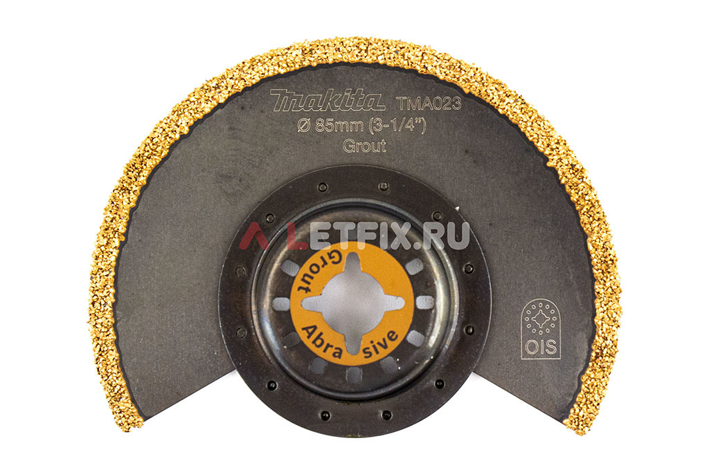 Универсальное дисковое пильное полотно (пильный диск) по керамике и плитке диаметром 85 мм Makita B-21490 в комплекте насадок по плитке Makita B-30586
