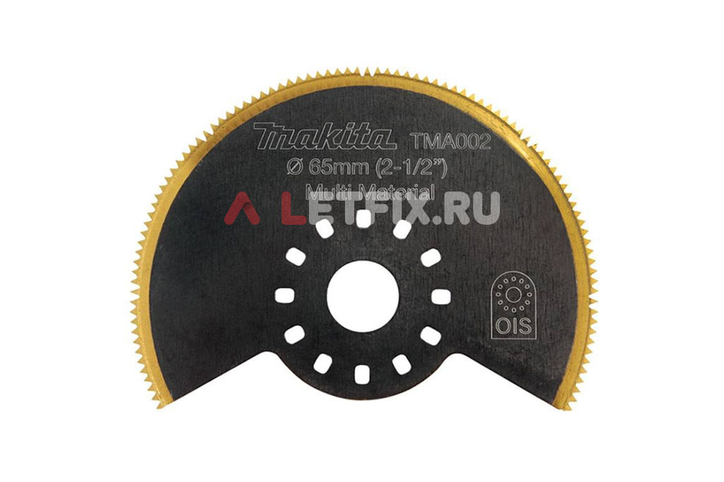Пильное дисковое полотно TMA002 Makita B-21288 65 мм по дереву и металлу для мультитула