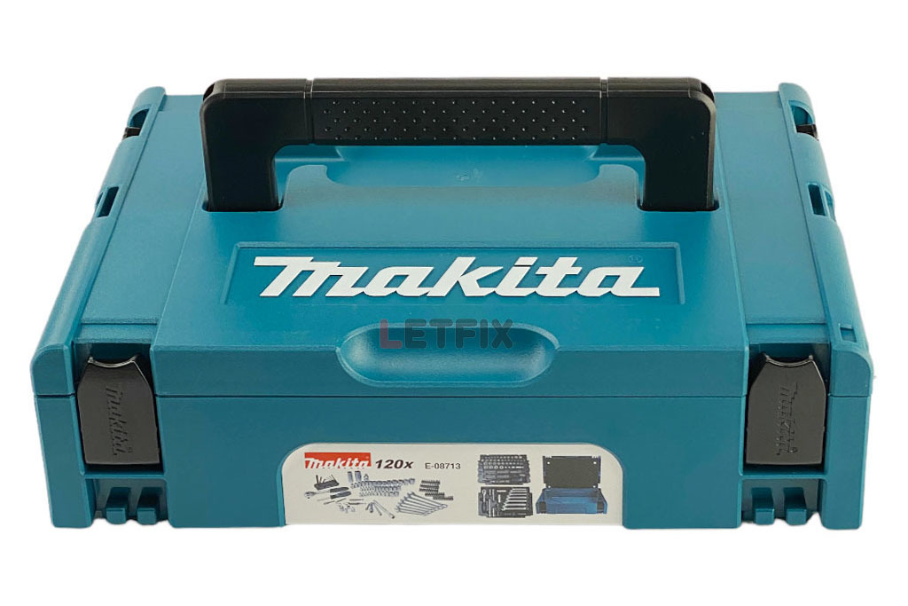 Набор инструмента Makita E-08713 в кейсе Макпак (120 предметов)