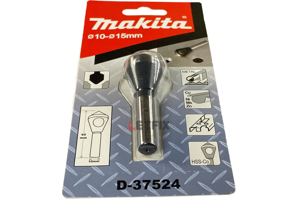Зенковка 15 мм Makita D-37524 из быстрорежущей кобальтовой стали (HSS-Co)