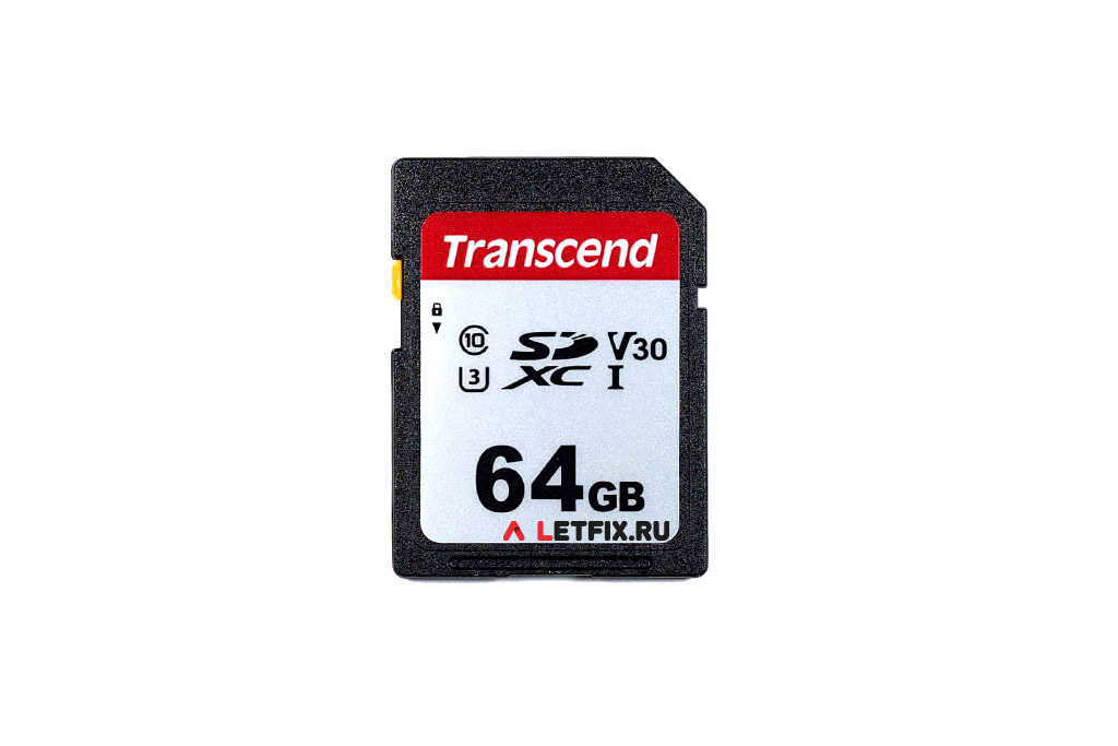 Карта памяти sdxc 64 гб transcend