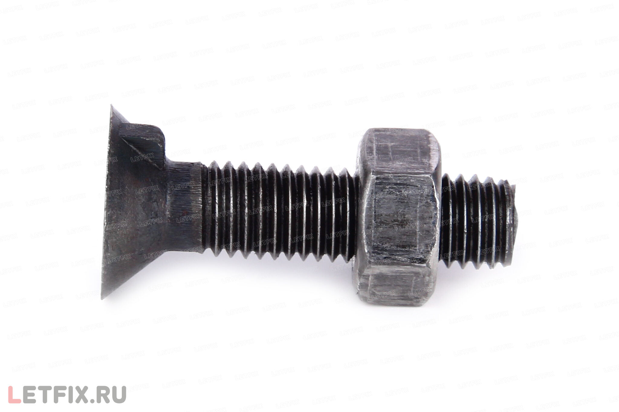 Стальные потайные болты (мебельные винты) с усом (усиком) по стандарту DIN 604