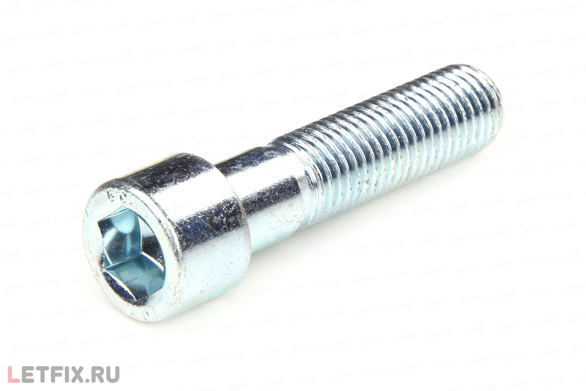 Оцинкованный болт DIN 912 из углеродистой стали с внутренним шестигранником с неполной резьбой