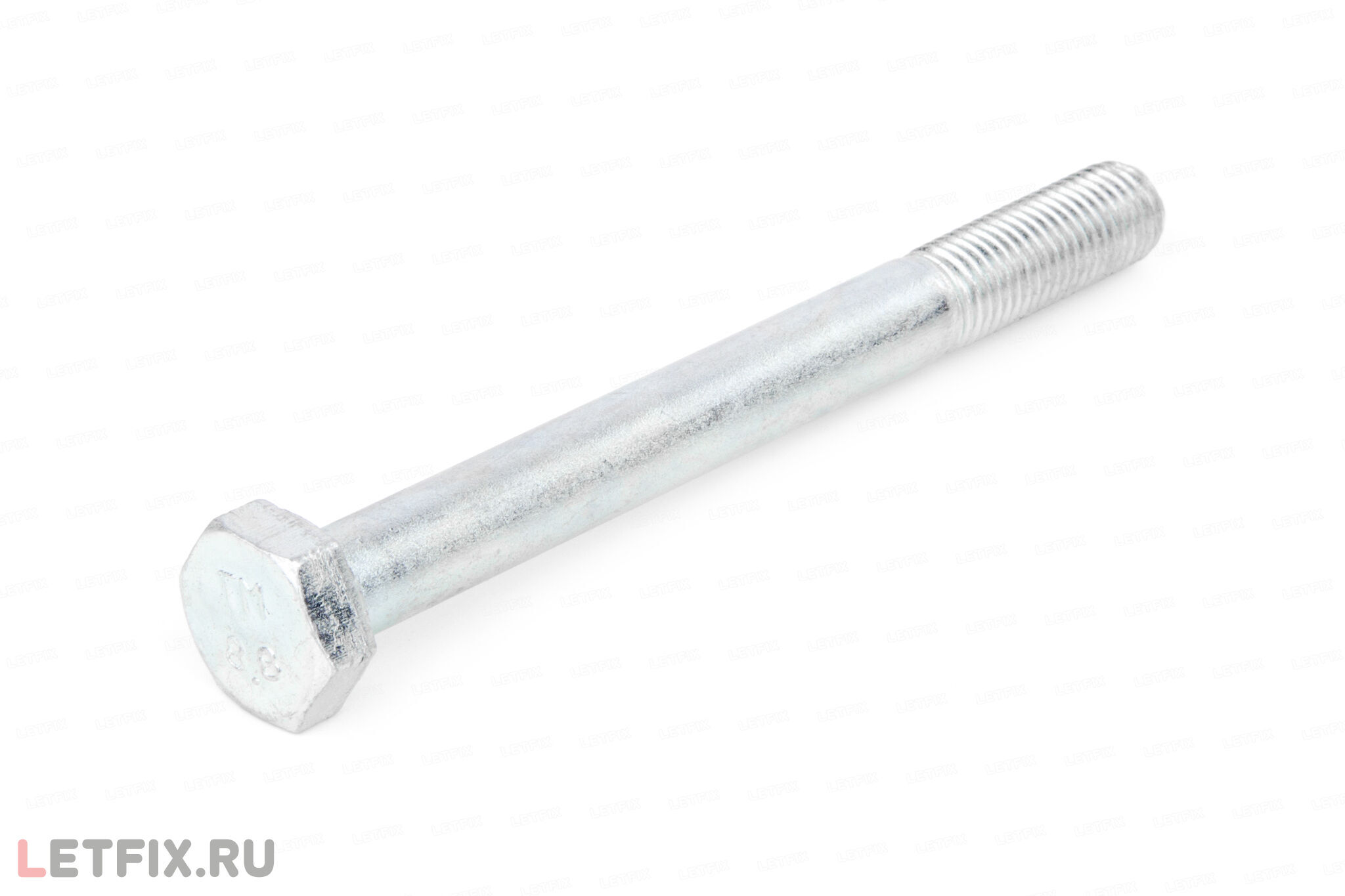 Оцинкованные болты класса прочности 8.8 DIN 960 с неполной резьбой с мелким шагом