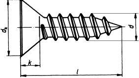 Шуруп самонарезающий ГОСТ 1145-80 со шлицем Phillips — размеры и характеристики.