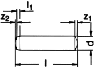 Штифт цилиндрический ГОСТ 3128-70 — размеры, характеристики.