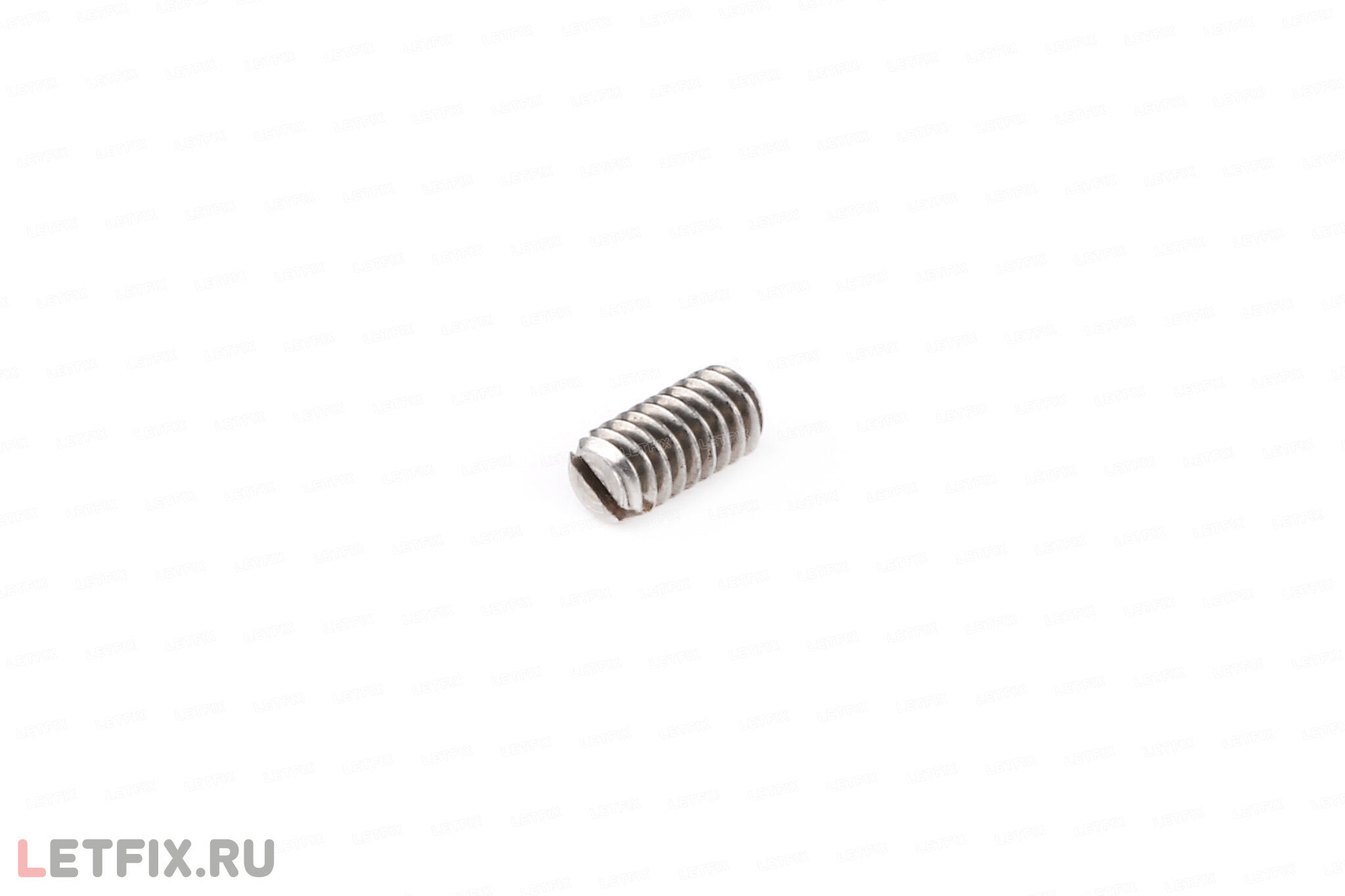 Нержавеющие винты ISO 4766 A4 установочные (винты A4 DIN 551) с прямым шлицем и плоским концом