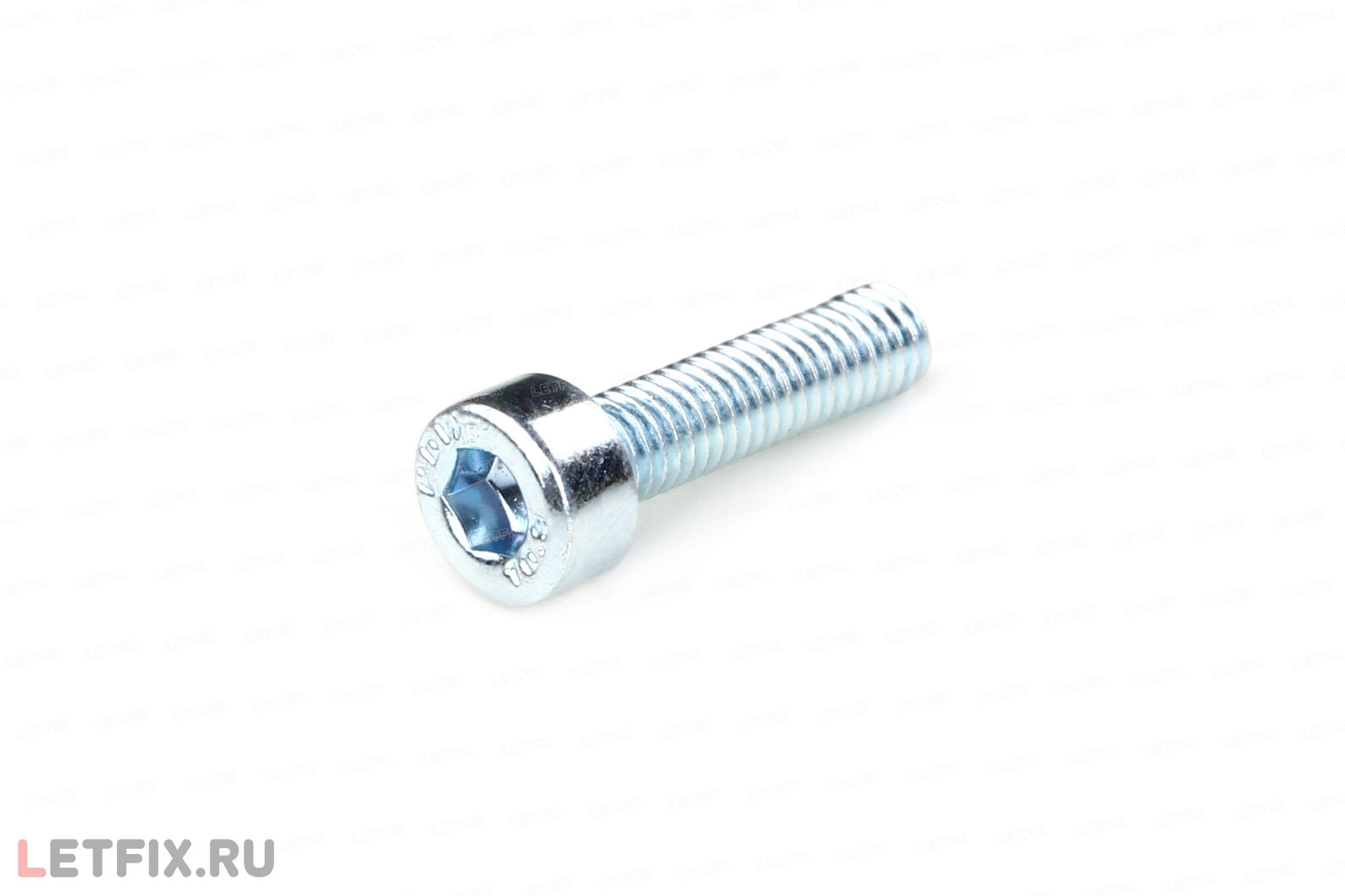 Оцинкованный винт DIN 912 M2,5 Zn с цилиндрической головкой с внутренним шестигранником. Винты цинк М2,5 ГОСТ 11738-84 (М2,5 ГОСТ Р ИСО 4762-2012 цинк, М2,5 DIN 912 оцинк.).