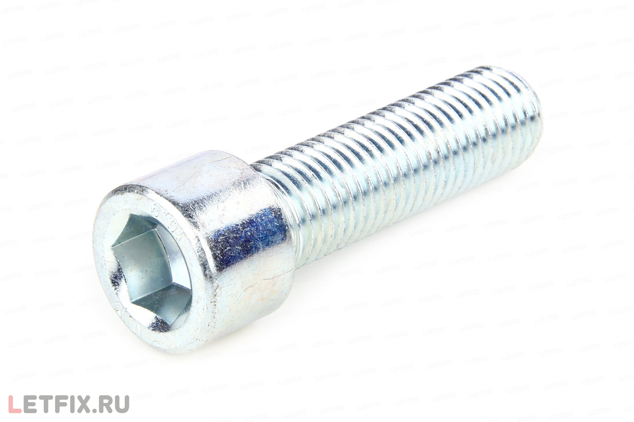 Оцинкованный винт DIN 912 M20 Zn с цилиндрической головкой с внутренним шестигранником. Винты цинк М20 ГОСТ 11738-84 (М20 ГОСТ Р ИСО 4762-2012 цинк, М20 DIN 912 оцинк.).