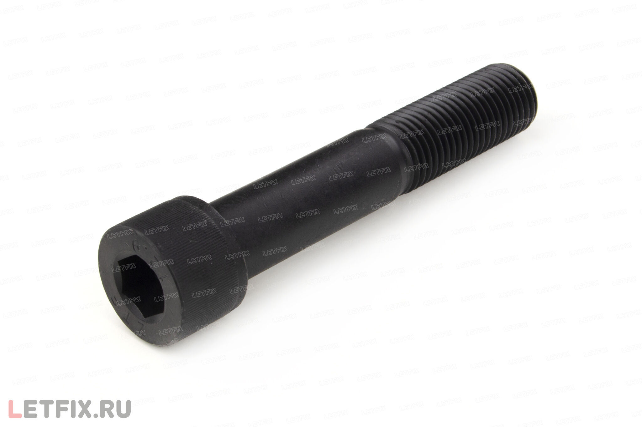 Стальной винт DIN 912 М27 с цилиндрической головкой с внутренним шестигранником без покрытия (оксидированный). Винты М27 ГОСТ 11738-84 из углеродистой стали (М27 ГОСТ Р ИСО 4762-2012, М27 ДИН 912).