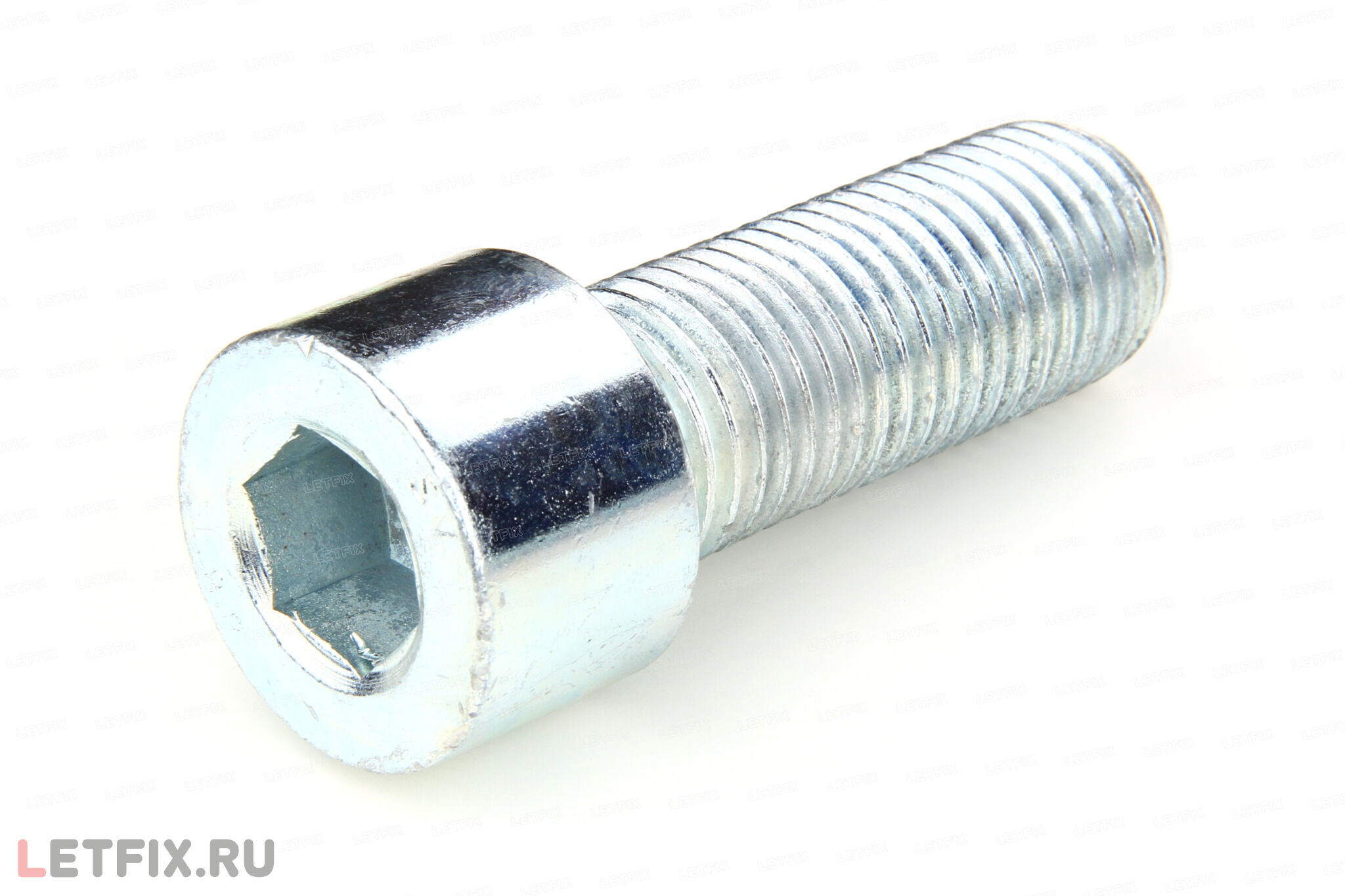 Оцинкованный винт DIN 912 M30 Zn с цилиндрической головкой с внутренним шестигранником. Винты цинк М30 ГОСТ 11738-84 (М30 ГОСТ Р ИСО 4762-2012 цинк, М30 DIN 912 оцинк.).