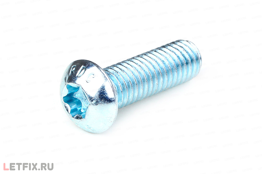 Винты оцинкованные ISO 7380-1 Tx (DIN 34805-1) 10.9 с полукруглой головкой и шлицем Torx