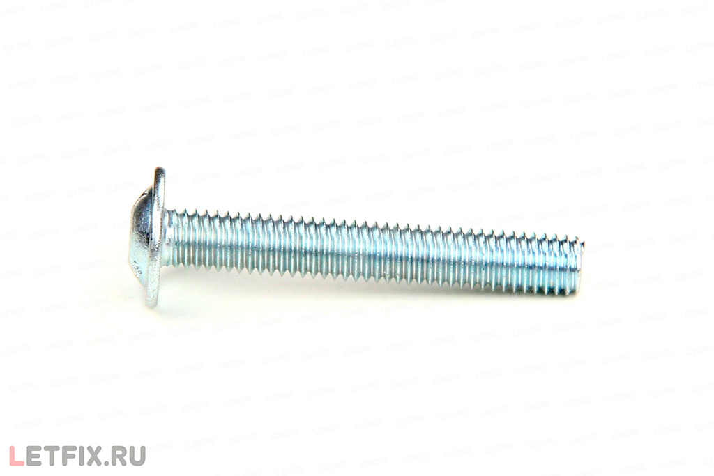 Высокопрочные оцинкованные винты ISO 7380-2 с полукруглой головкой с внутренним шестигранником с фланцем класса прочности 10.9