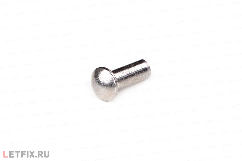 Нержавеющие забивные заклепки ГОСТ 10299-80 и DIN 660 с полукруглой головкой